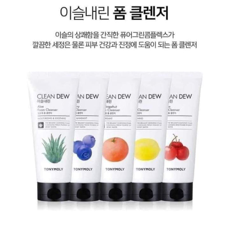 Tonymoly Clean Dew Facial Foam (180ml)