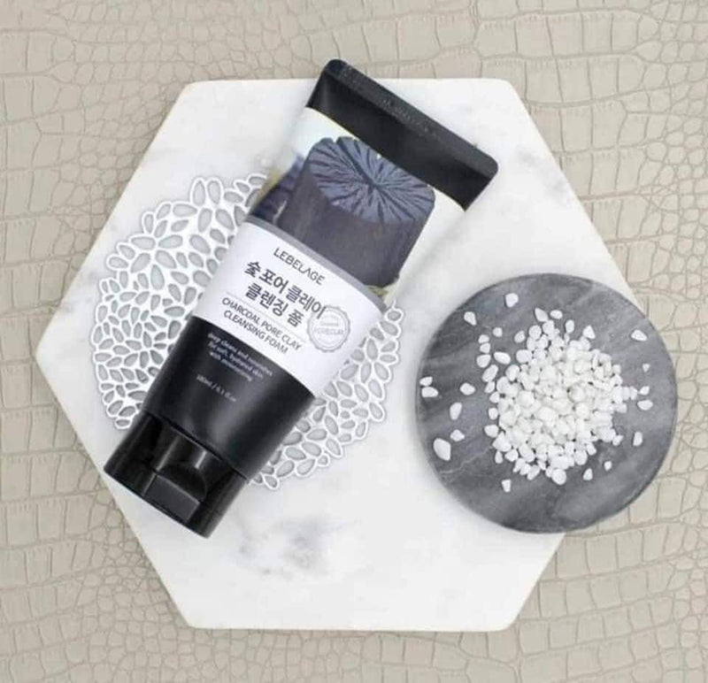 Lebelage Charcoal Pore Clay Cleansing Foam