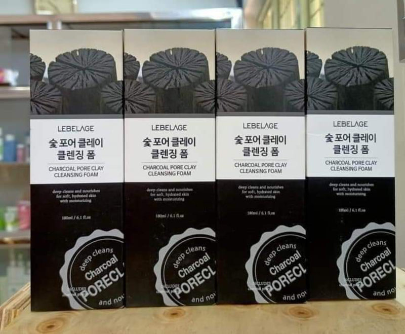Lebelage Charcoal Pore Clay Cleansing Foam