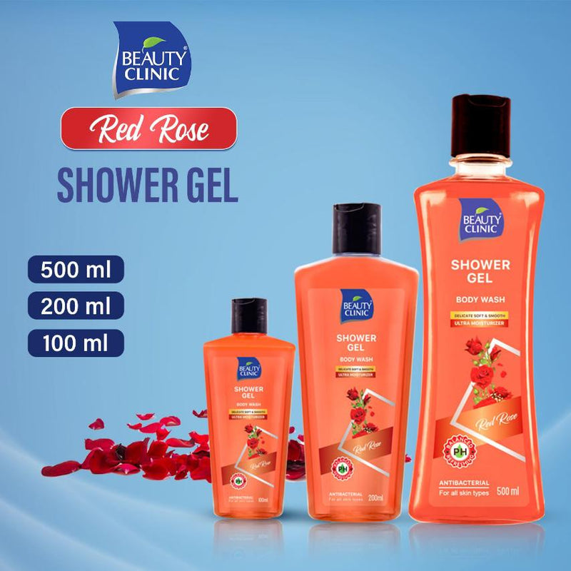 Beauty Clinic Shower Gel Red Rose- Buy 1 Get 15% Off