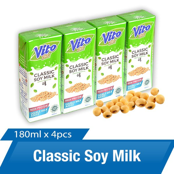 Vito Classic soymilk 180ml x 4 pcs