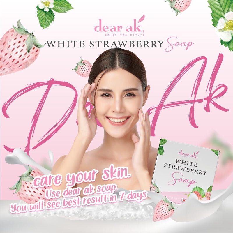 Dear AK White Strawberry Soap