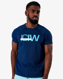 ICIW Training Mesh T-shirt Deep Blue Men