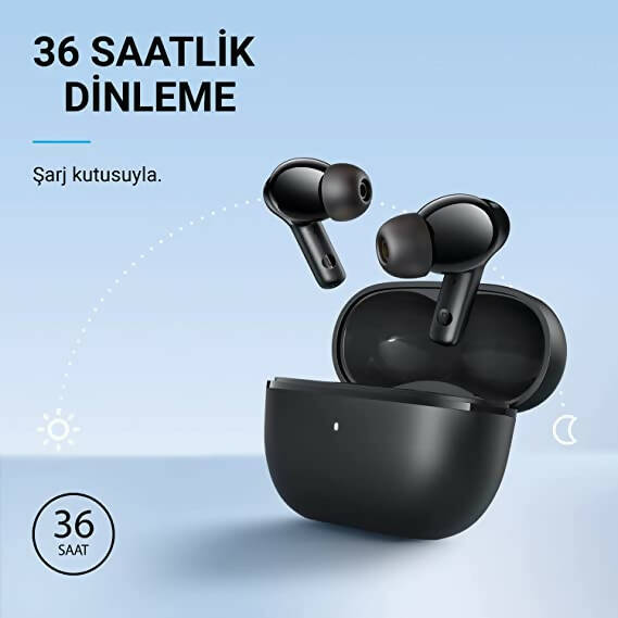 Soundcore Life Note 3i Noise Cancelling Earbuds 4 Mic,AI-Enhanced Calls,10mm Oversized,Soundcore App for Custom EQ,36H Playtime,Transparency Mode,IPX5